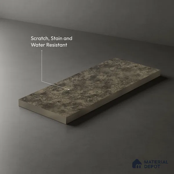 Brown Marble Look LM 20267 8 ft x 4 ft Texture Finish Decorative Laminate - 1 mm | Suitable for TV Unit, Wardrobe, Kitchen Cabinets