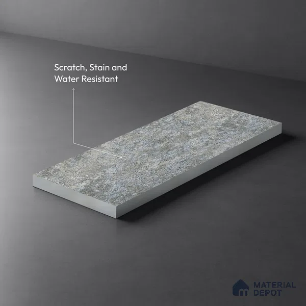 White Marble Look LM 20990 8 ft x 4 ft Matte Finish Decorative Laminate - 1 mm | Suitable for TV Unit, Wardrobe, Kitchen Cabinets