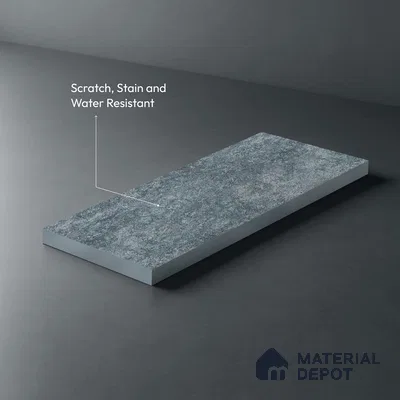 Blue Marble Look LM 20991 8 ft x 4 ft Matte Finish Decorative Laminate - 1 mm | Suitable for TV Unit, Wardrobe, Kitchen Cabinets