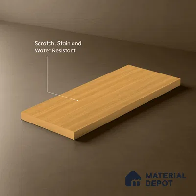 Wooden Look LM 21002 8 ft x 4 ft Texture Finish Decorative Laminate - 1 mm | Suitable for TV Unit, Wardrobe, Kitchen Cabinets