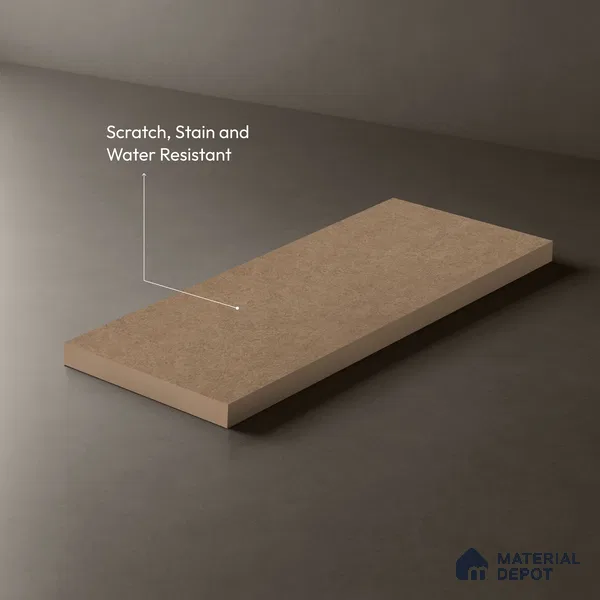 Brown Fabric Look LM 21008 8 ft x 4 ft Texture Finish Decorative Laminate - 1 mm | Suitable for TV Unit, Wardrobe, Kitchen Cabinets