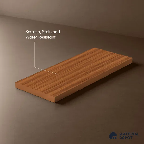 Wooden Look LM 21009 8 ft x 4 ft Texture Finish Decorative Laminate - 1 mm | Suitable for TV Unit, Wardrobe, Kitchen Cabinets