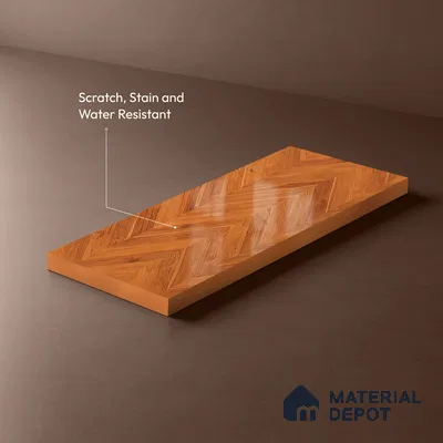 Wooden Look LM 21016 8 ft x 4 ft High Gloss Finish Decorative Laminate - 1 mm | Suitable for TV Unit, Wardrobe, Kitchen Cabinets