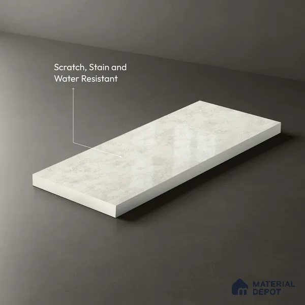Stone Look LM 21020 8 ft x 4 ft High Gloss Finish Decorative Laminate - 1 mm | Suitable for TV Unit, Wardrobe, Kitchen Cabinets