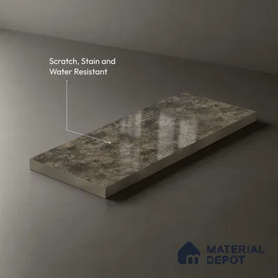 Stone Look LM 21021 8 ft x 4 ft High Gloss Finish Decorative Laminate - 1 mm | Suitable for TV Unit, Wardrobe, Kitchen Cabinets