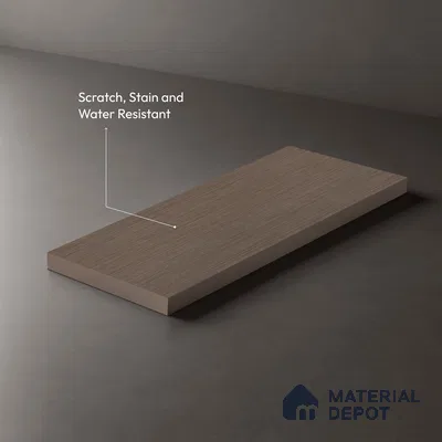 Wooden Look LM 21038 8 ft x 4 ft Suede Finish Decorative Laminate - 1 mm | Suitable for TV Unit, Wardrobe, Kitchen Cabinets