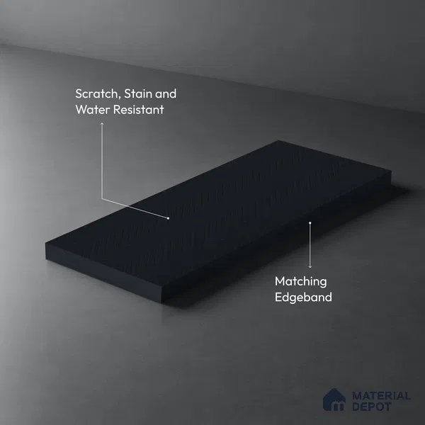 Patterned Look LM 21070 G Starlit Acute Texture Finish 8 ft x 4 ft Decorative Laminate - 1 mm | Suitable for Bedroom, TV Unit, Wardrobe