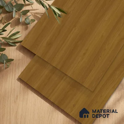 Wooden Look LM 23464 Golden Honey 8 ft x 4 ft Alder Ridge Finish Decorative Laminate - 1 mm | Suitable for TV Unit, Wardrobe, Kitchen Cabinets