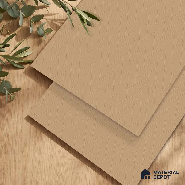 Patterned Look LM 23466 Golden Melon 8 ft x 4 ft Aged Wood Finish Decorative Laminate - 1 mm | Suitable for TV Unit, Wardrobe, Kitchen Cabinets