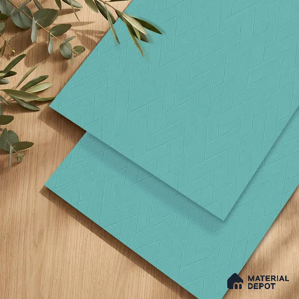 Patterned Look LM 23469 (AW 38 430) Sky Blue 8 ft x 4 ft Aged Wood Finish Decorative Laminate - 1 mm | Suitable for TV Unit, Wardrobe, Kitchen Cabinets