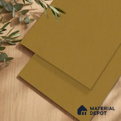 Patterned Look LM 23470 Lemon Zest 8 ft x 4 ft Aged Wood Finish Decorative Laminate - 1 mm | Suitable for TV Unit, Wardrobe, Kitchen Cabinets