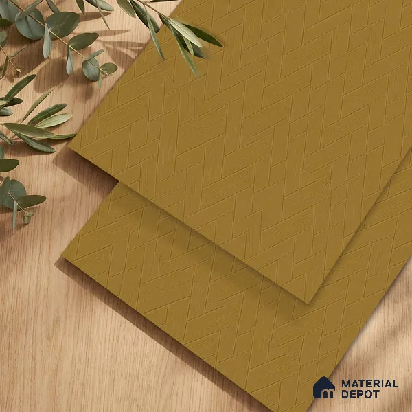 Patterned Look LM 23470 Lemon Zest 8 ft x 4 ft Aged Wood Finish Decorative Laminate - 1 mm | Suitable for TV Unit, Wardrobe, Kitchen Cabinets