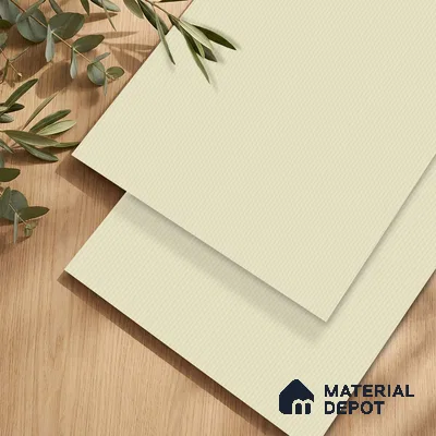 Fluted Solid Color Look LM 23473 Divine Pink 8 ft x 4 ft Micro Fluted Finish Decorative Laminate - 1 mm | Suitable for TV Unit, Wardrobe, Kitchen Cabinets