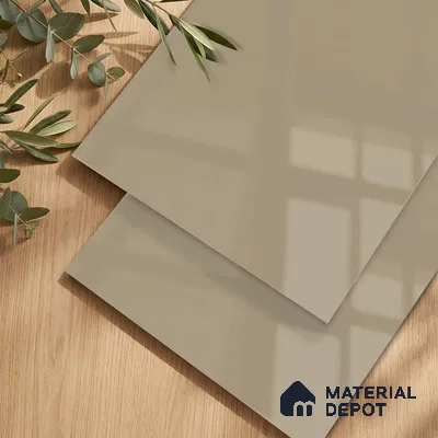 LM 23480 (HG 412) Rosette Glow 8 ft x 4 ft High Gloss Finish Decorative Laminate - 1 mm | Suitable for Living Room, Kitchen, Office