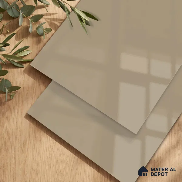 LM 23480 (HG 412) Rosette Glow 8 ft x 4 ft High Gloss Finish Decorative Laminate - 1 mm | Suitable for Living Room, Kitchen, Office