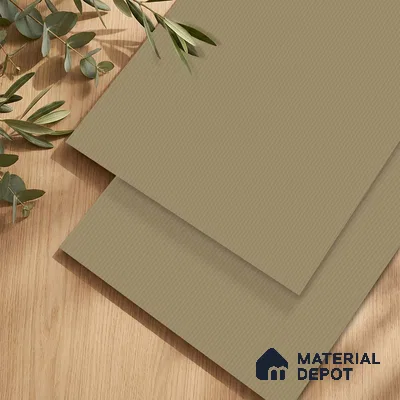 Fluted Solid Color Look LM 23493 Bristol Pink 8 ft x 4 ft Micro Fluted Finish Decorative Laminate - 1 mm | Suitable for TV Unit, Wardrobe, Kitchen Cabinets