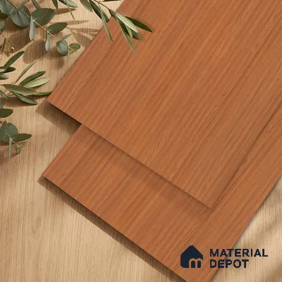 Wooden Fluted Look LM 23504 (BB 7118) Sunrise Oak 8 ft x 4 ft Bamboo Bliss Finish Decorative Laminate - 1 mm | Suitable for TV Unit, Wardrobe, Kitchen Cabinets