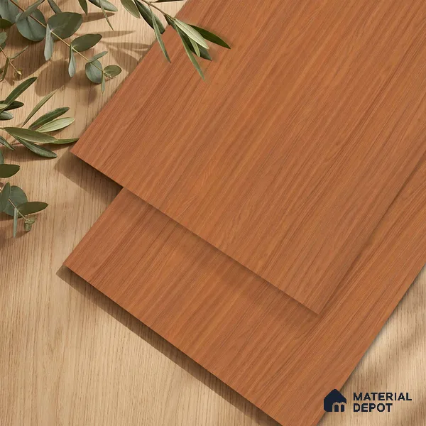 Wooden Fluted Look LM 23504 (BB 7118) Sunrise Oak 8 ft x 4 ft Bamboo Bliss Finish Decorative Laminate - 1 mm | Suitable for TV Unit, Wardrobe, Kitchen Cabinets