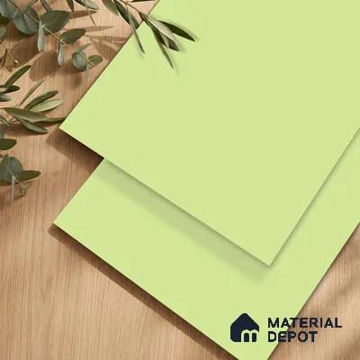 LM 23524 (SMT 429) Pastel Yellow 8 ft x 4 ft Super Matte Finish Decorative Laminate - 1 mm | Suitable for Living Room, Kitchen, Office