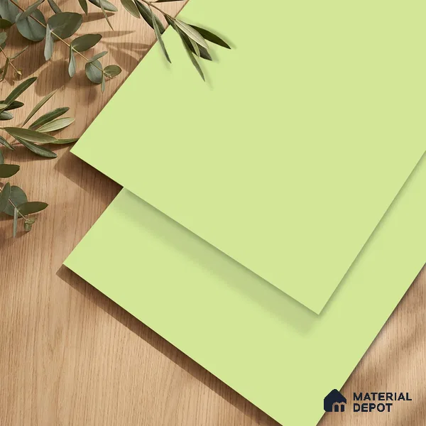 LM 23524 (SMT 429) Pastel Yellow 8 ft x 4 ft Super Matte Finish Decorative Laminate - 1 mm | Suitable for Living Room, Kitchen, Office