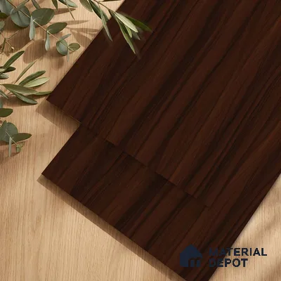 Wooden Look LM 23529 (AR 30 7297) Dark Walnut 8 ft x 4 ft Antique Real Finish Decorative Laminate - 1 mm | Suitable for TV Unit, Wardrobe, Kitchen Cabinets