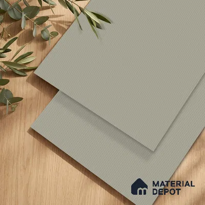 Fluted Solid Color Look LM 23531 Dulux Waterlily Blush 8 ft x 4 ft Micro Fluted Finish Decorative Laminate - 1 mm | Suitable for TV Unit, Wardrobe, Kitchen Cabinets