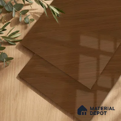 Wooden Look LM 23545 Starlight Oak 8 ft x 4 ft Silky PU Finish Decorative Laminate - 1 mm | Suitable for TV Unit, Wardrobe, Kitchen Cabinets