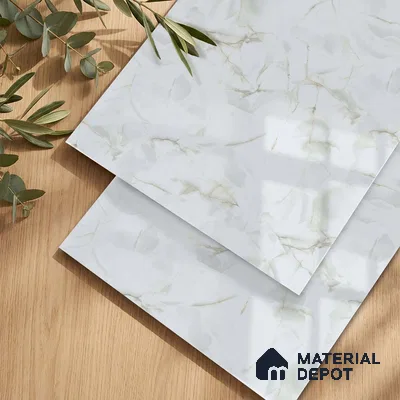 LM 23552 (HG 7281) lcy mist 8 ft x 4 ft High Gloss Finish Decorative Laminate - 1 mm | Suitable for TV Unit, Wardrobe, Kitchen Cabinets