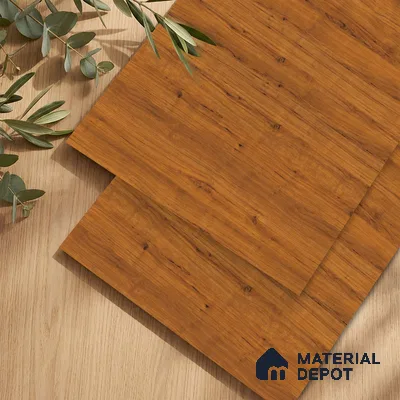 Wooden Look LM 23572 (AHO 11 7116 HZ) Cacao Bean 8 ft x 4 ft Arctic Honey Oak Finish Decorative Laminate - 1 mm | Suitable for TV Unit, Wardrobe, Kitchen Cabinets