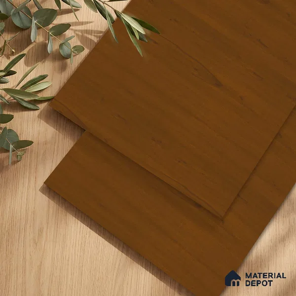 Wooden Look LM 23574 Cinnamon Spice 8 ft x 4 ft Arctic Honey Oak Finish Decorative Laminate - 1 mm | Suitable for TV Unit, Wardrobe, Kitchen Cabinets