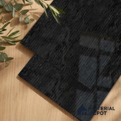 Marble Fluted Look LM 23575 Onyx Shadow 8 ft x 4 ft Glittery Flute Finish Decorative Laminate - 1 mm | Suitable for TV Unit, Wardrobe, Kitchen Cabinets