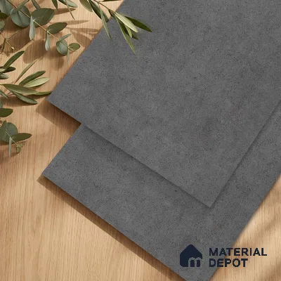 Stone Look LM 23592 (AT 08 7528) Hematite 8 ft x 4 ft Arctic Truffle Finish Decorative Laminate - 1 mm | Suitable for TV Unit, Wardrobe, Kitchen Cabinets
