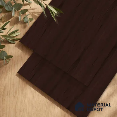 Wooden Look LM 23594 Midnight Mahogany 8 ft x 4 ft Autumn Weave Finish Decorative Laminate - 1 mm | Suitable for TV Unit, Wardrobe, Kitchen Cabinets