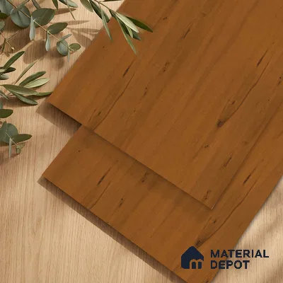 Wooden Look LM 23595 Autumn Oak 8 ft x 4 ft Autumn Weave Finish Decorative Laminate - 1 mm | Suitable for TV Unit, Wardrobe, Kitchen Cabinets