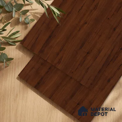 Wooden Look LM 23598 (AR 04 7117) Cacao Bean 8 ft x 4 ft Ash Refined Finish Decorative Laminate - 1 mm | Suitable for TV Unit, Wardrobe, Kitchen Cabinets