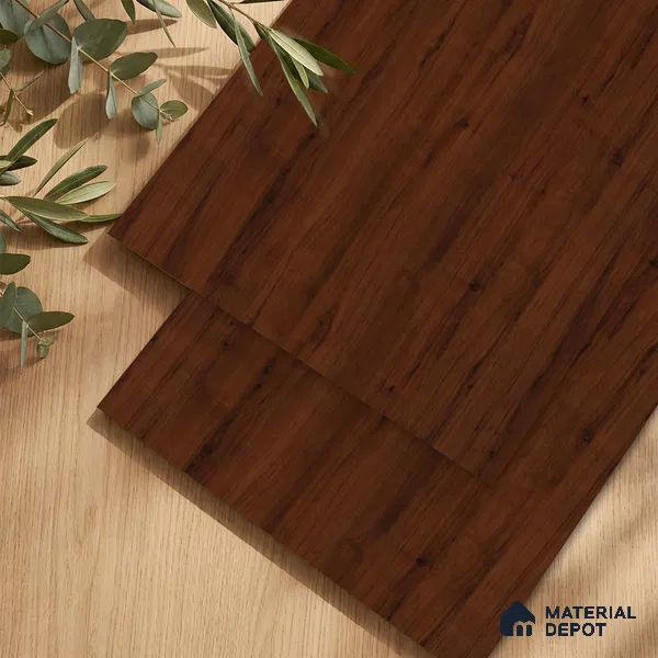 Wooden Look LM 23598 (AR 04 7117) Cacao Bean 8 ft x 4 ft Ash Refined Finish Decorative Laminate - 1 mm | Suitable for TV Unit, Wardrobe, Kitchen Cabinets