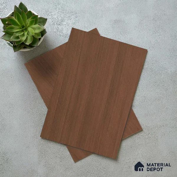 Brown Abstract Look LM 18323 8 ft x 4 ft Texture Finish Decorative Laminate - 1.25 mm | Suitable for TV Unit, Wardrobe, Kitchen Cabinets