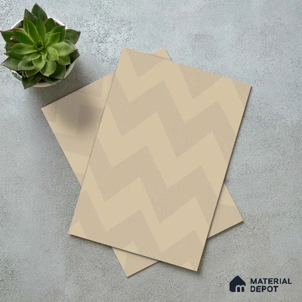Beige Abstract Look LM 18327 8 ft x 4 ft Texture Finish Decorative Laminate - 1.25 mm | Suitable for TV Unit, Wardrobe, Kitchen Cabinets