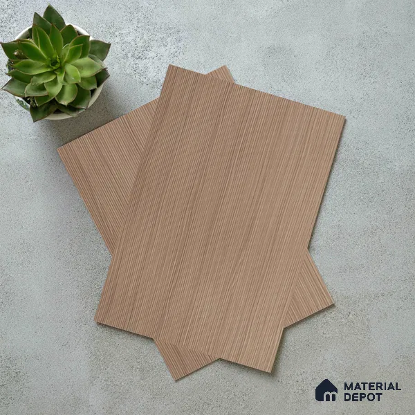 Wooden Fluted LM 18337 8 ft x 4 ft Texture Finish Decorative Laminate - 1.25 mm | Suitable for TV Unit,Wardrobe, Kitchen Cabinets