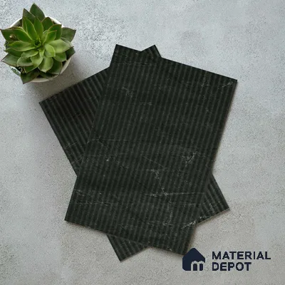 Marble Fluted LM 18348 8 ft x 4 ft Texture Finish Decorative Laminate - 1.25 mm | Suitable for TV Unit,Wardrobe, Kitchen Cabinets