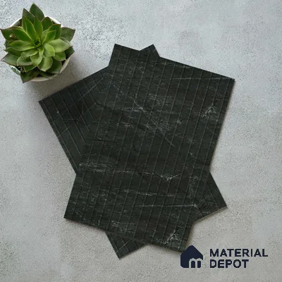 Marble Fluted LM 18363 8 ft x 4 ft Texture Finish Decorative Laminate - 1.25 mm | Suitable for TV Unit,Wardrobe, Kitchen Cabinets