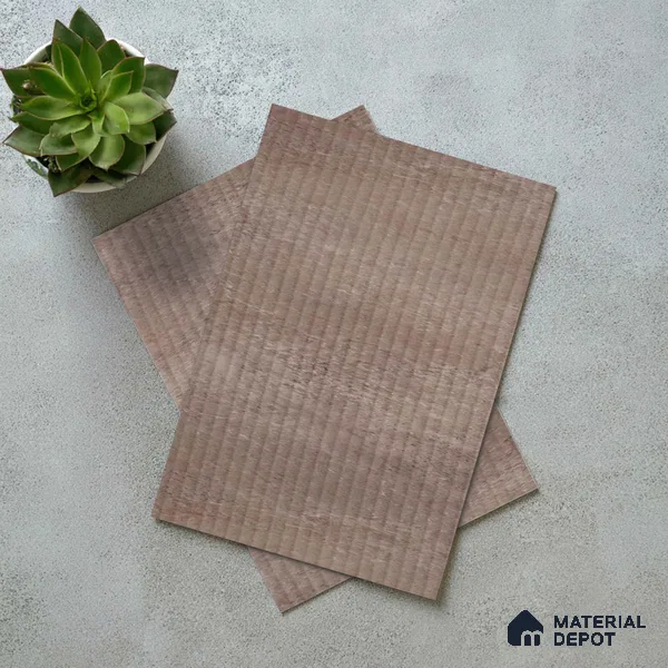 Marble Fluted LM 18377 8 ft x 4 ft Texture Finish Decorative Laminate - 1.25 mm | Suitable for TV Unit,Wardrobe, Kitchen Cabinets