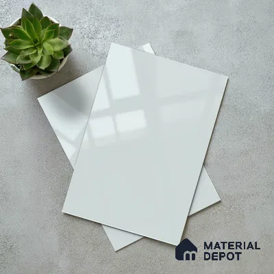 Powder Blue Solid Color Acrylic Laminate LM 24639 8 ft x 4 ft High Gloss Finish - 1.5 mm | Matching Edgeband code - EB 02099 | Suitable for Living Room, Kitchen, Office