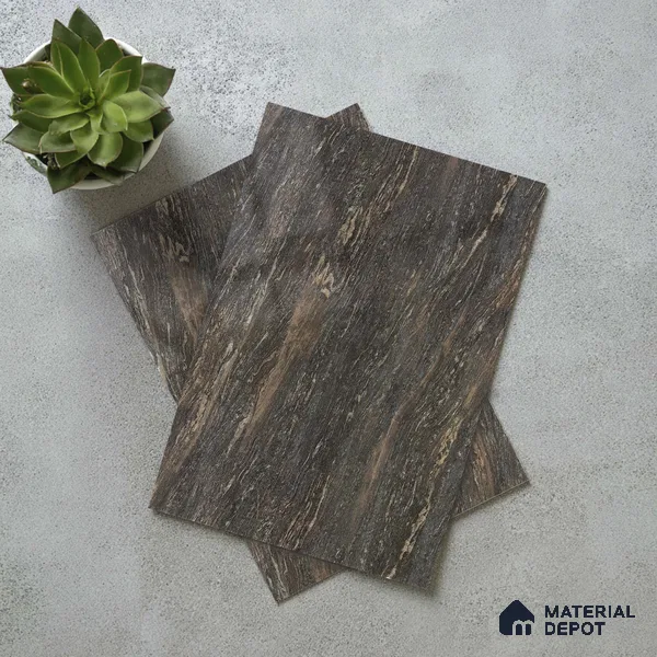 Brown Marble Acrylic Laminate LM 24308 8 ft x 4 ft High Gloss Finish - 1.5 mm | Suitable for TV Unit, Wardrobe, Cabinets