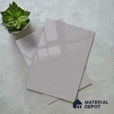 High Gloss White Solid Color Acrylic Laminate LM 24323 8 ft x 4 ft High Gloss Finish - 1.5 mm | Matching Edgeband code - EB 02115 | Suitable for Living Room, Kitchen, Office