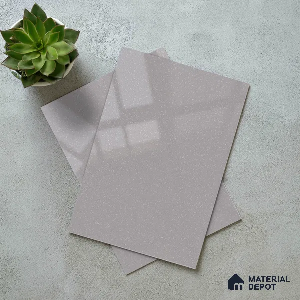 High Gloss White Solid Color Acrylic Laminate LM 24323 8 ft x 4 ft High Gloss Finish - 1.5 mm | Matching Edgeband code - EB 02115 | Suitable for Living Room, Kitchen, Office