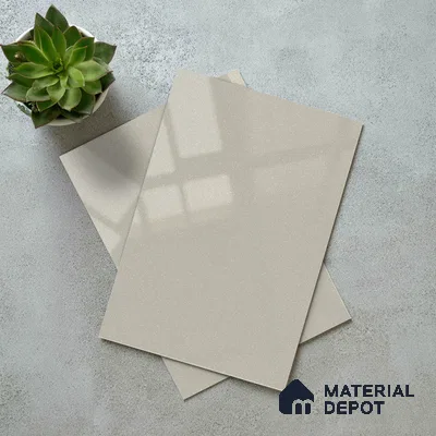 Pearl White Solid Color Acrylic Laminate LM 24525 8 ft x 4 ft High Gloss Finish - 1.5 mm | Matching Edgeband code - EB 02107 | Suitable for Living Room, Kitchen, Office