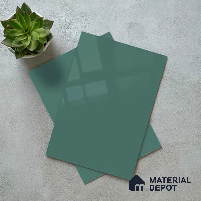 LM 23642 8 ft x 4 ft Solid Plain High Gloss Finish Acrylic Laminate - 1.5 mm | Suitable for Living Room, Kitchen, Office | Matching Edgeband Code EB 122146