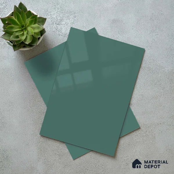 LM 23642 8 ft x 4 ft Solid Plain High Gloss Finish Acrylic Laminate - 1.5 mm | Suitable for Living Room, Kitchen, Office | Matching Edgeband Code EB 122146