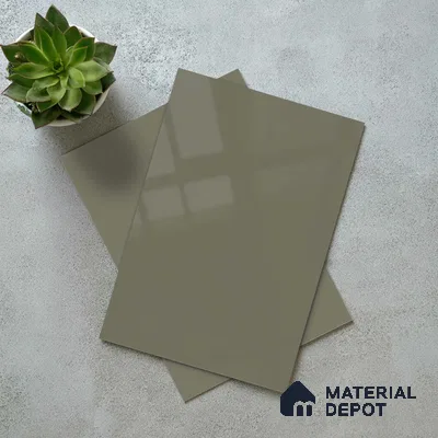 LM 23643 8 ft x 4 ft Solid Plain High Gloss Finish Acrylic Laminate - 1.5 mm | Suitable for Living Room, Kitchen, Office | Matching Edgeband Code EB 11106